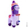 Alpaca de peluche lila - Imagen 2