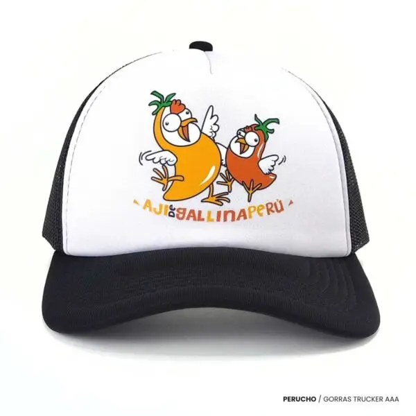 Gorra Trucker diseño Ají de Gallina