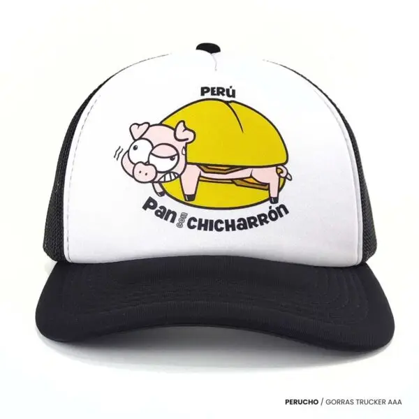 Gorra Trucker diseño Pan con Chicharrón