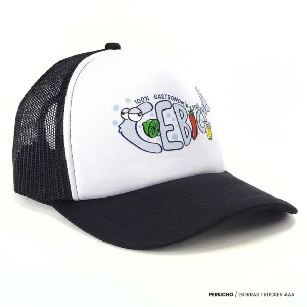 Gorra trucker diseño Cebiche - Imagen 3