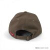 Gorra de algodón Pima color chocolate escudo bordado - Imagen 4