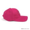 Gorra de algodón Pima color fucsia escudo bordado - Imagen 3