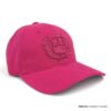 Gorra de algodón Pima color fucsia escudo bordado - Imagen 2