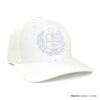 Gorra de algodón Pima color blanca escudo bordado - Imagen 2